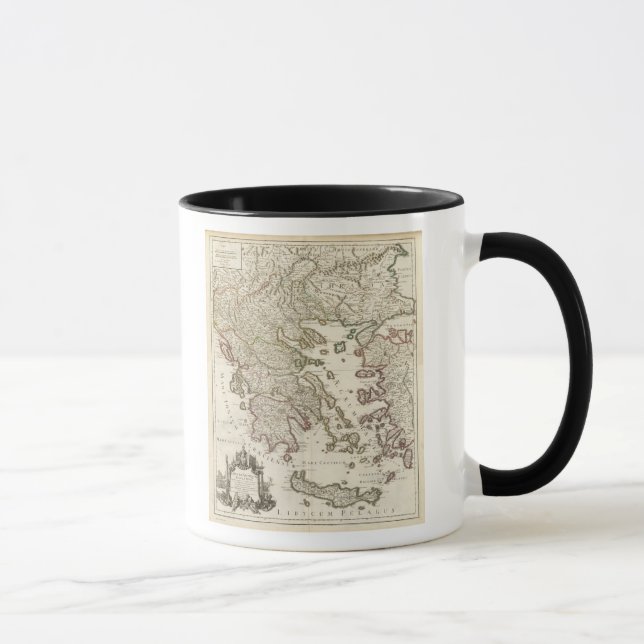 Caneca Península dos Balcãs, Grécia, Macedônia (Direita)