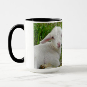 Caneca Pensamento animal do bebê gêmeo do cordeiro de