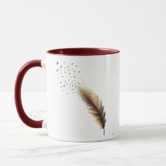 Caneca Pensamento de penas