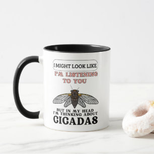 Caneca Pensando Em Cicadas