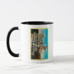 Caneca Pensão da missão, WingRiverside Rotunda, CA