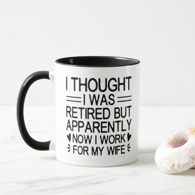 Caneca pensei que estava reformado, mas aparentemente ago (Com Donut)