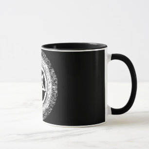 Caneca Pentagram ornamentado