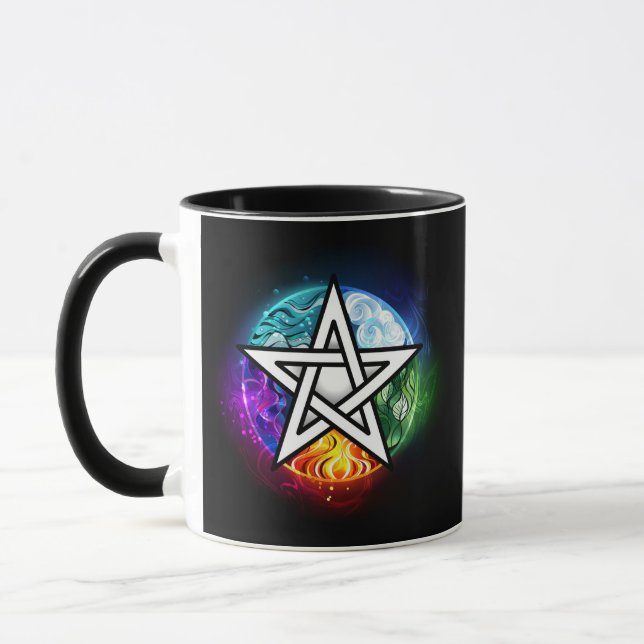 Caneca Pentagrama do Wiccan (Esquerda)