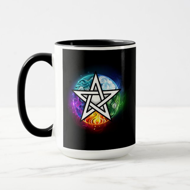 Caneca Pentagrama do Wiccan (Esquerda)