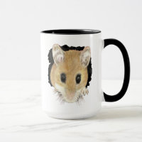 Pequena Aquarela Pet Pocket Rato Arte Animal