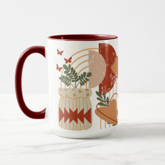 Caneca Pequena Cama De Café De Plantas Vedadas