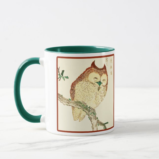Caneca Pequena coruja japonesa (Esquerda)