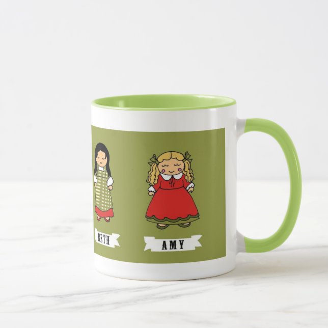 Caneca pequena das meninas de março das mulheres (Direita)