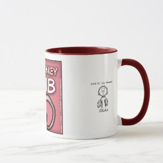 Caneca pequena irritada do clube do macaco