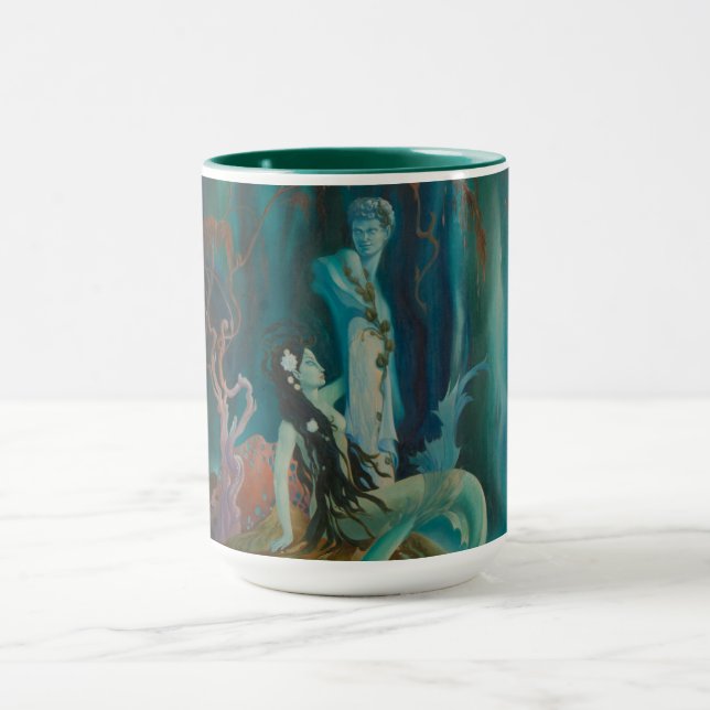 Caneca Pequena Sereia Vintage - Café Mug (Centro)