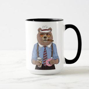 Caneca Pequeno almoço do urso