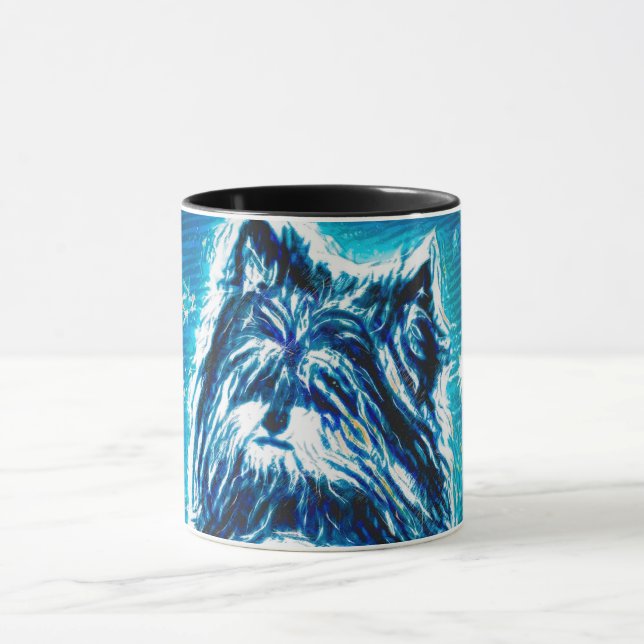 Caneca Pequeno Cachorro em azul (Centro)