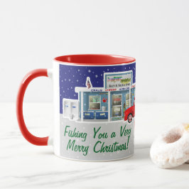 Caneca Pequeno Caminhão Vermelho com Compro de Tackers de