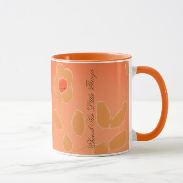 Caneca Pequeno Floral Bonito Acento (Direita)