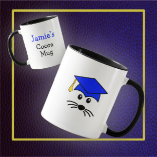 Caneca Pequeno Formando do mouse personalizável