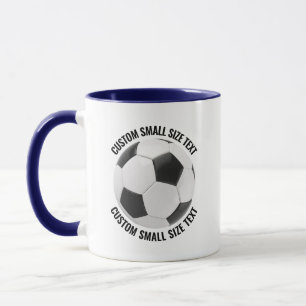 Caneca Pequeno Texto AZUL MARINHO Combo 325ml Personaliza