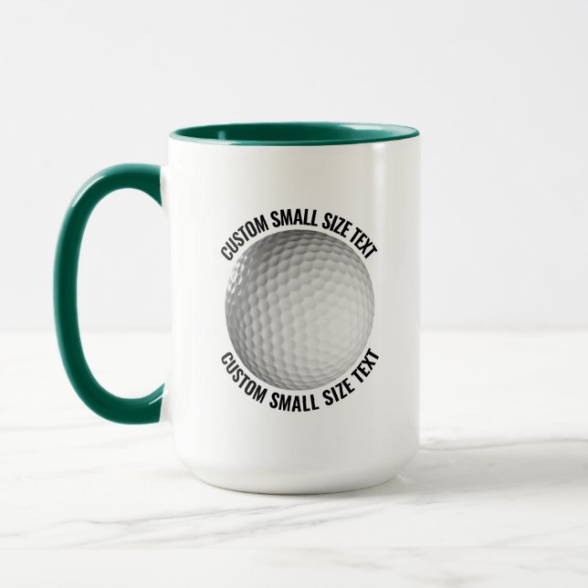 Caneca Pequeno Texto COMBINAÇÃO HUNTER GREEN 15oz Golf Pe (Esquerda)