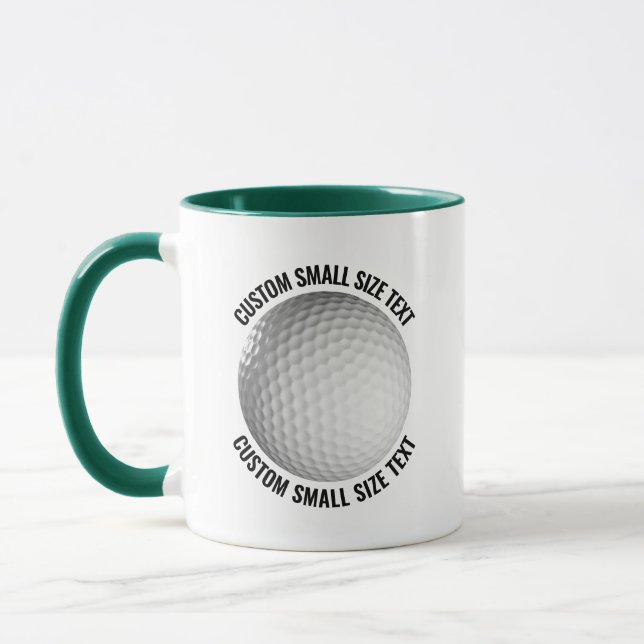 Caneca Pequeno Texto COMBINAÇÃO VERDE CAÇADOR 325ml Perso (Esquerda)
