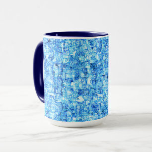 Caneca Pequenos entalhes em desenho como à caneta