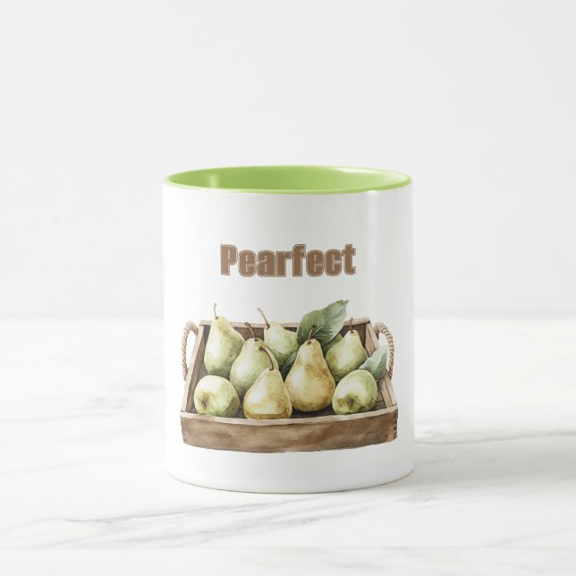 Caneca Pêra Perfeita Fruta Verde (Centro)