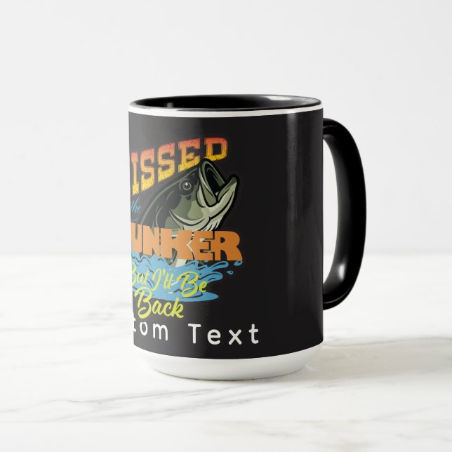 Caneca Perdi o grande, voltarei robalo-peva  (Frente Esquerda)