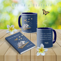 Perdida em uma Mug de Quatrain por Adiela Akoo
