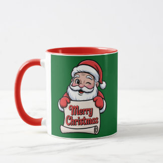 Caneca Père Noël Clin d'Œil 🎅 "Merry Christmas"