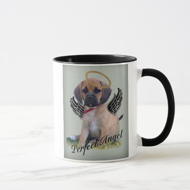 Caneca perfeita do anjo de Puggle (Direita)