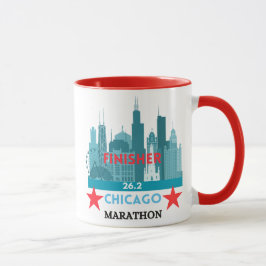 Caneca Perfeito da Maratona Personalizada de Chicago 2024