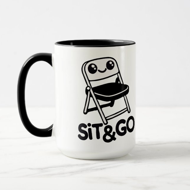 Caneca Perfeito para seu café da manhã Sente e vá (Esquerda)