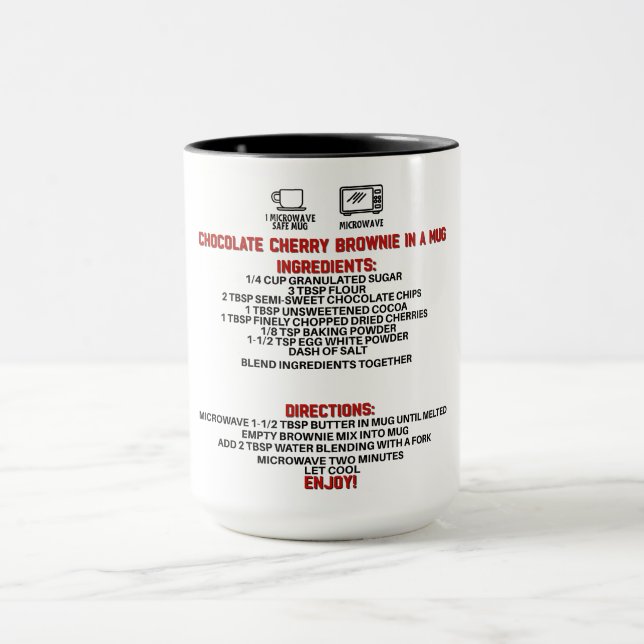 Caneca Perfeito Presente/Chocolate Cherry Brownie (Centro)