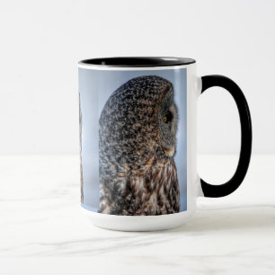 Caneca Perfil da Excelente Cinza Wildlife Photo - Raptor