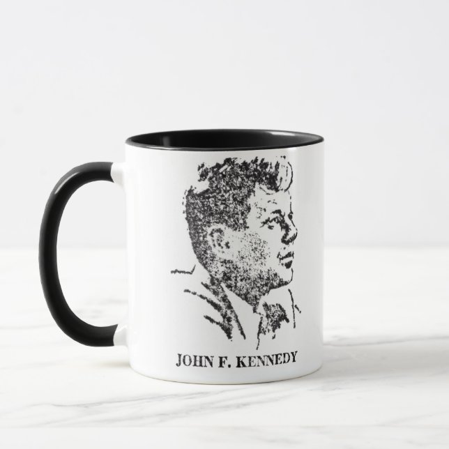 Caneca Perfil de John F. Kennedy em 1963 (Esquerda)