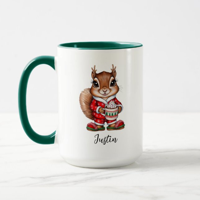 Caneca Perfil de Natal Personalizado no Holiday (Esquerda)
