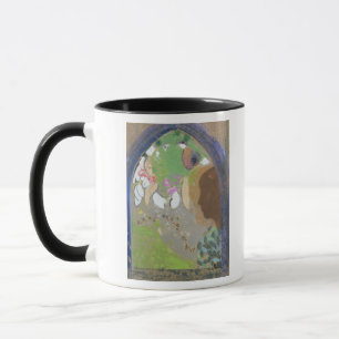 Caneca Perfil de uma mulher em uma janela, c.1912