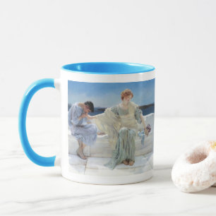 Caneca Pergunte-me Mais Nada de Sir Lawrence Alma Tadema