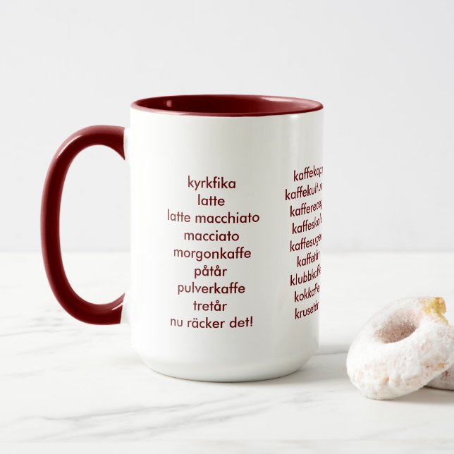 Caneca Perito do café (Com Donut)