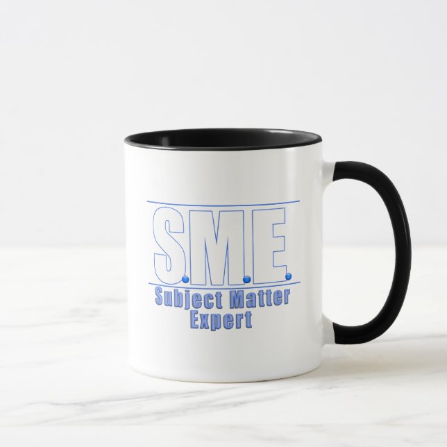CANECA PERITO WHITE/BLUE DO ASSUNTO DO LOGOTIPO DO SME (Direita)