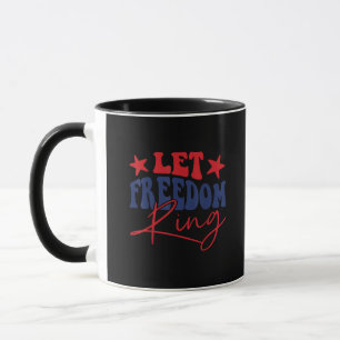 Caneca Permitir a vinda retrógrada do anel de liberdade