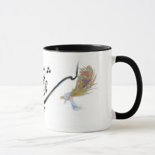 Caneca persa da caligrafia de Hafez
