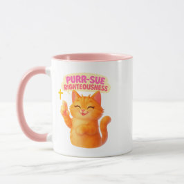 Caneca Perseguir a Justiça - Cristão