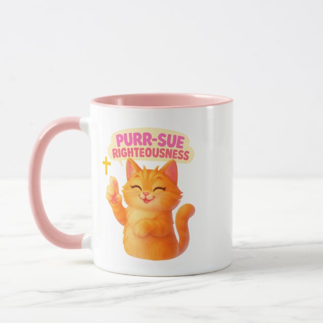 Caneca Perseguir a Justiça - Cristão (Esquerda)