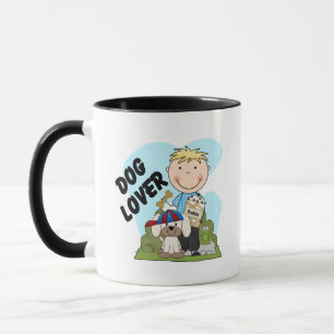 Caneca Persiga camisas e presentes louros do menino T do