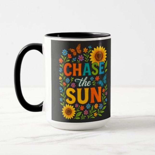 Caneca Persiga o sol  (Esquerda)
