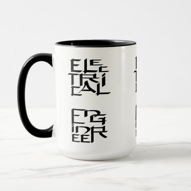 Caneca Personagem de Engenheiro Elétrico (Esquerda)