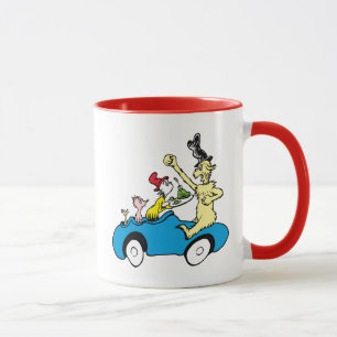 Caneca Personagens de Ovos Verdes e Presunto do Dr. Seuss