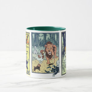 Caneca Personagens do Livro de Contos de Fadas Vintage O