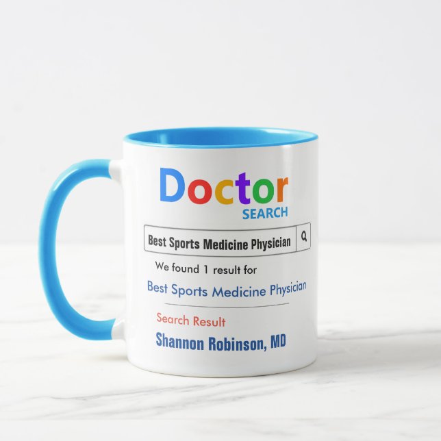 Caneca Personalidade Engraçada O Melhor Médico Presente M (Esquerda)