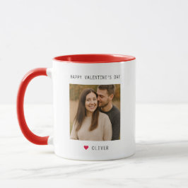 Caneca Personalised Valentine's Day Photo